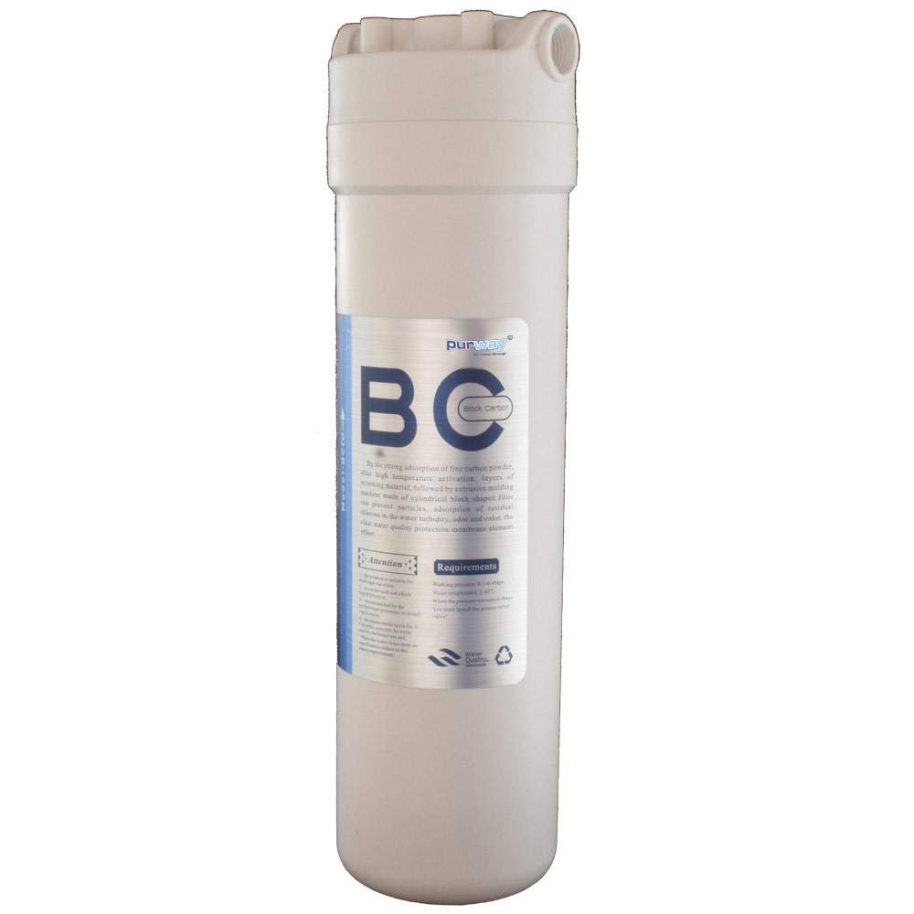 PUR Smart BC 10mcr Carbon Block activated carbon block chlorine and 3-way tap