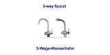Wasserhähne | 3 Wege Wasserhahn für Ihre Osmoseanlage