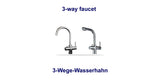 Wasserhähne | 3 Wege Wasserhahn für Ihre Osmoseanlage - purway