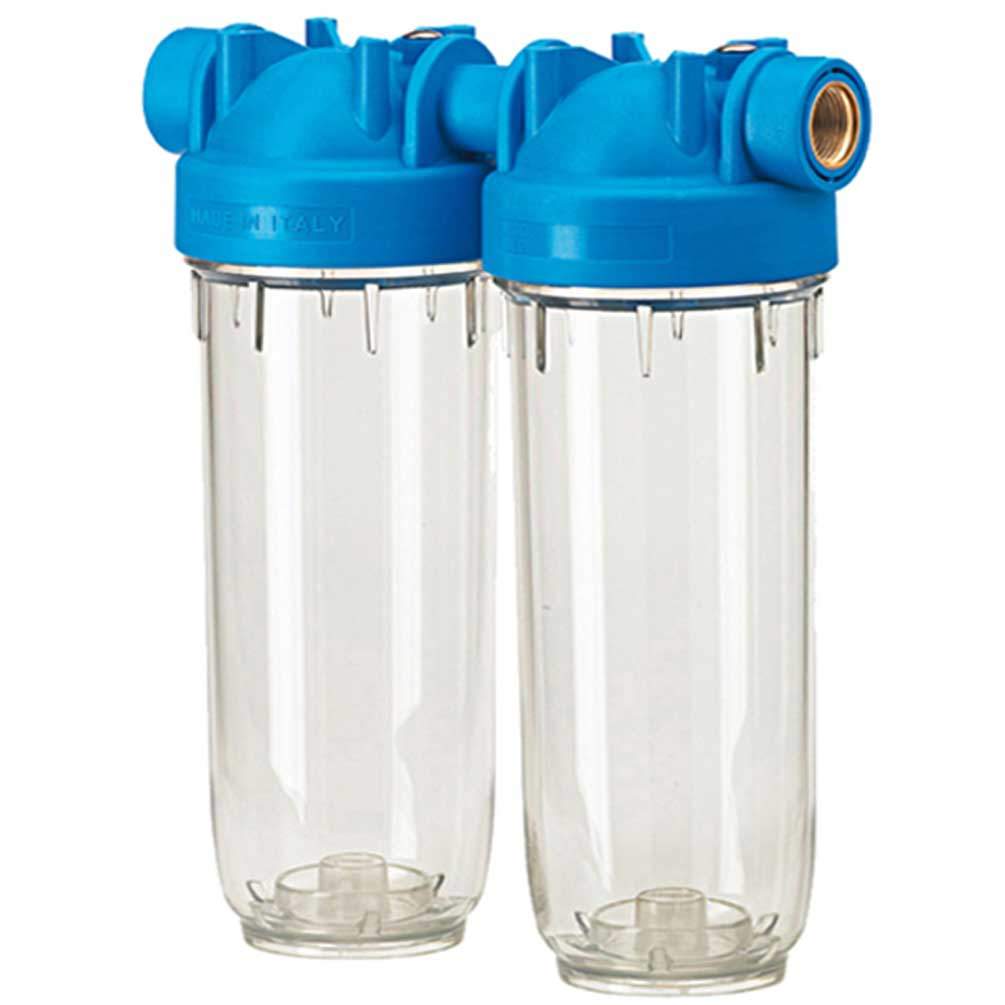 DP 10 DUO 1" OT TS 10" Doppelfiltergehäuse Hauswasserfilter Trinkwasserfilter