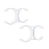 2 x double clamp 2" inch
