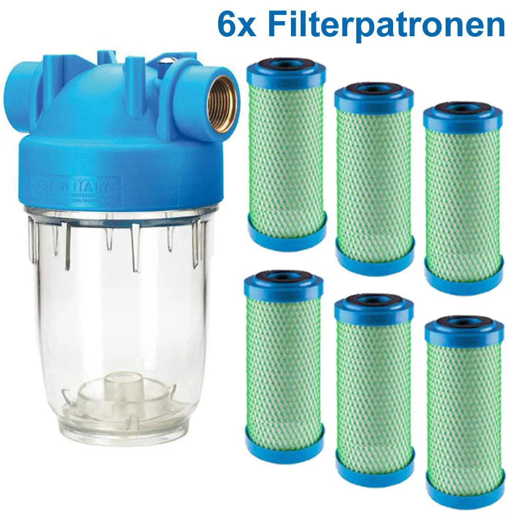 MP-PCA Untertisch Wasserfilter 1/2" - Aktivkohleblock Mikrofiltration