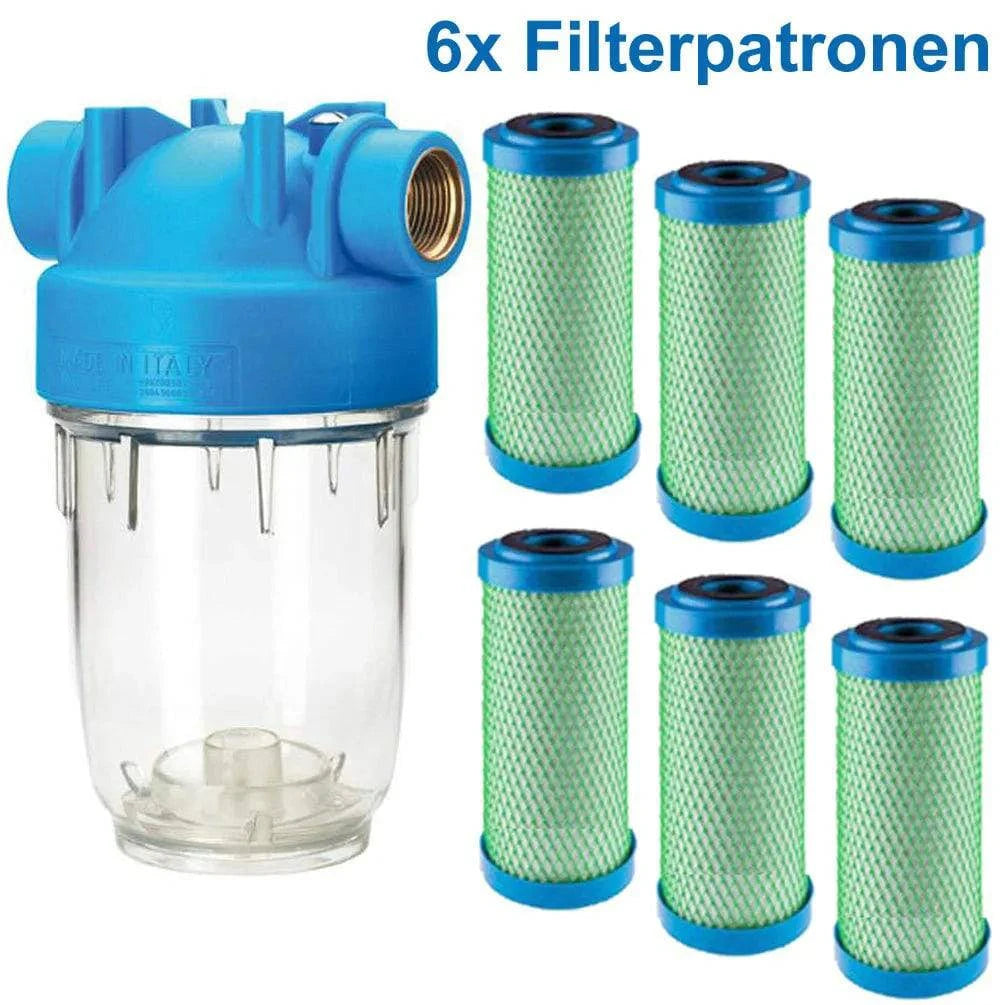 MP-PCA Untertisch Wasserfilter 1/2" - Aktivkohleblock Mikrofiltration