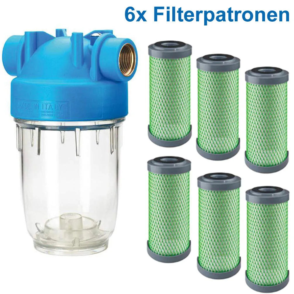 MP-PCA Untertisch Wasserfilter 1/2" - Aktivkohleblock Mikrofiltration