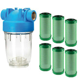 DP 5 - VOC 5 mcr Wasserfilter 3/4" - Aktivkohleblock