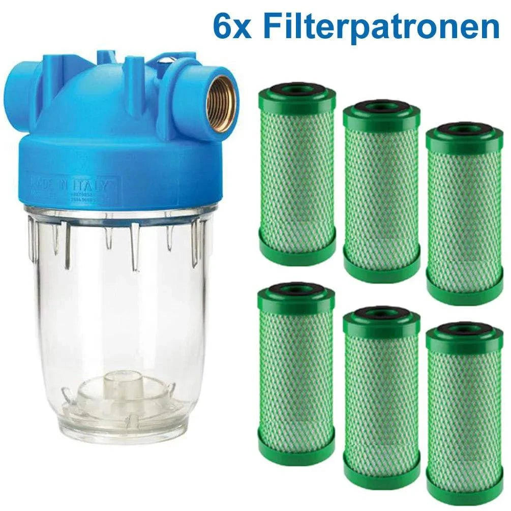 MP-PCA Untertisch Wasserfilter 1/2" - Aktivkohleblock Mikrofiltration