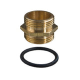 DN 3/4"2 x double nipple brass hexagon 3/4"inch external thread - with O-ring