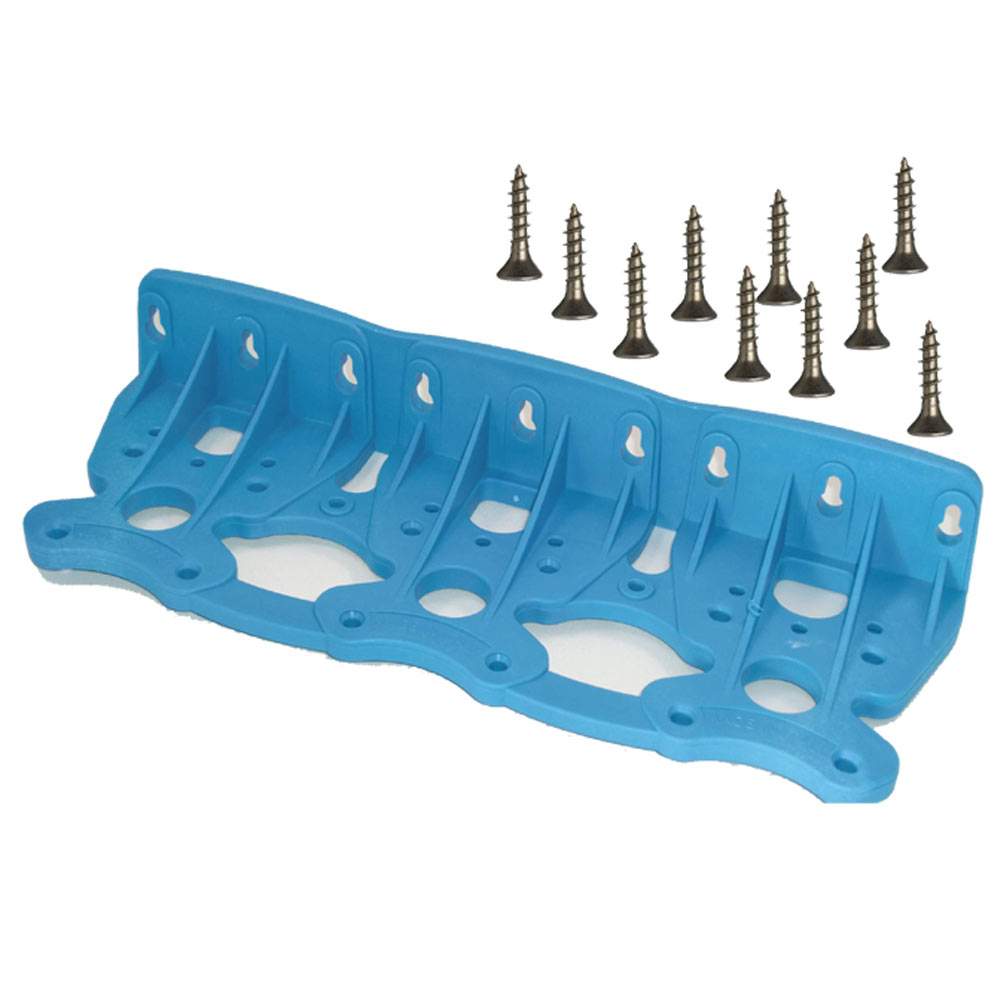 W3 - Wall bracket (blue) for triple filter housing