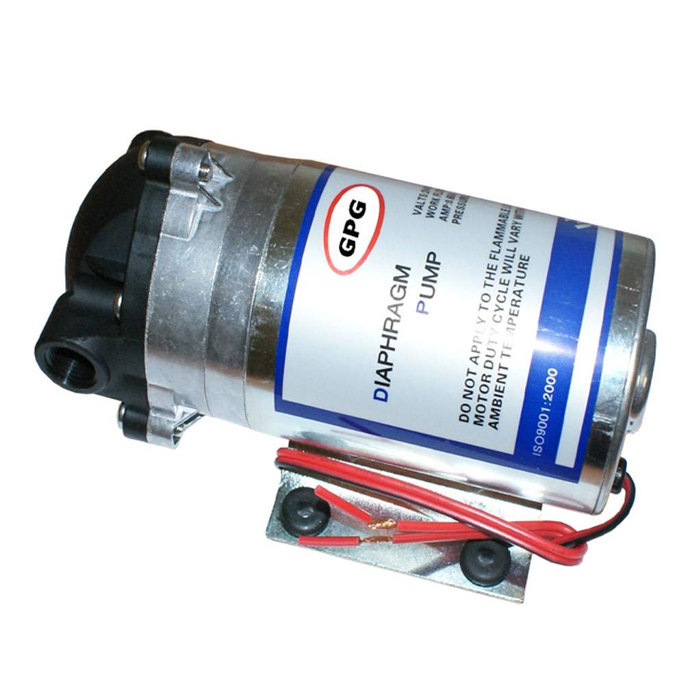 600 GPD pump for reverse osmosis systems