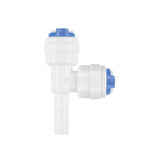T-Adapter 1/4" x 1/4" x 1/4" Hose Elbow Adapter with Safety Clips