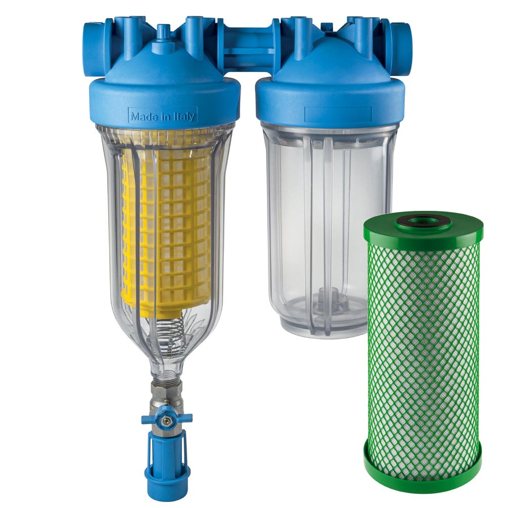 HYDRA BIG DUO Rainmaster 1” - household water filter for well water