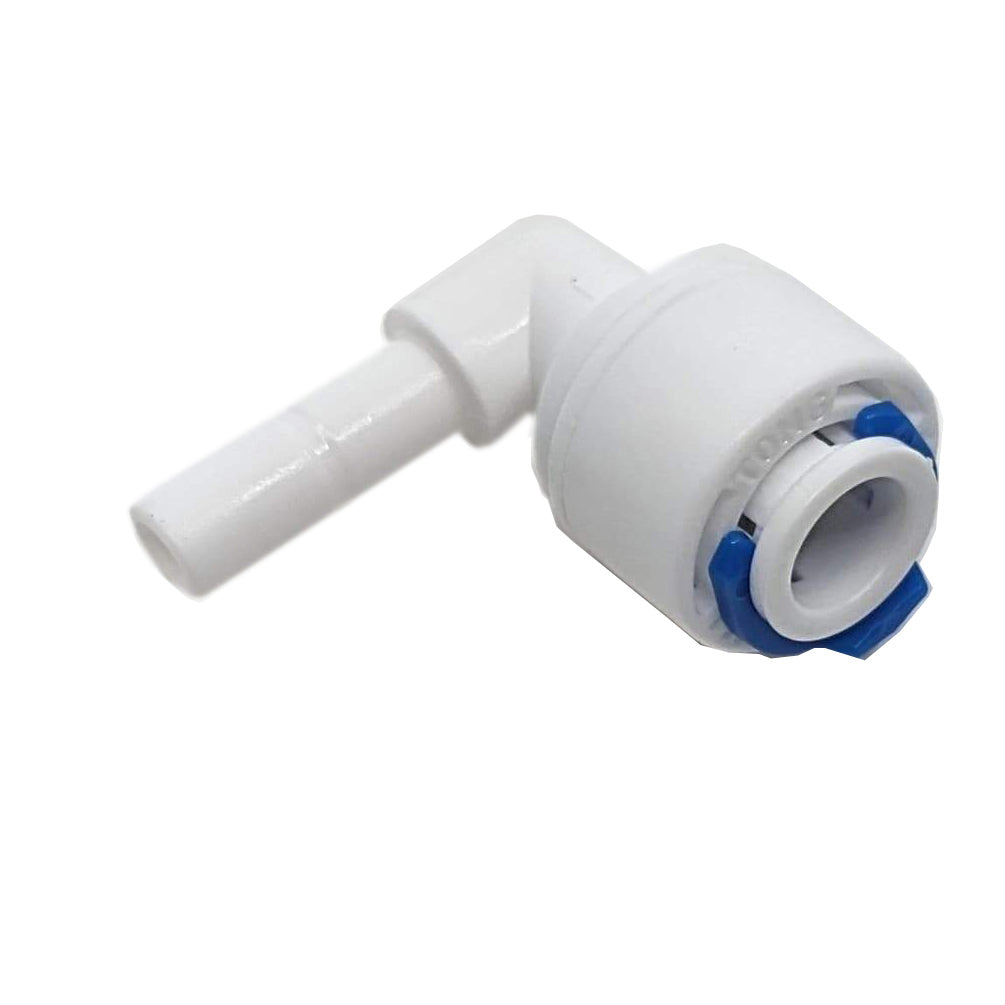 L-adapter 1/4 hose, 1/4 fitting for reverse osmosis systems