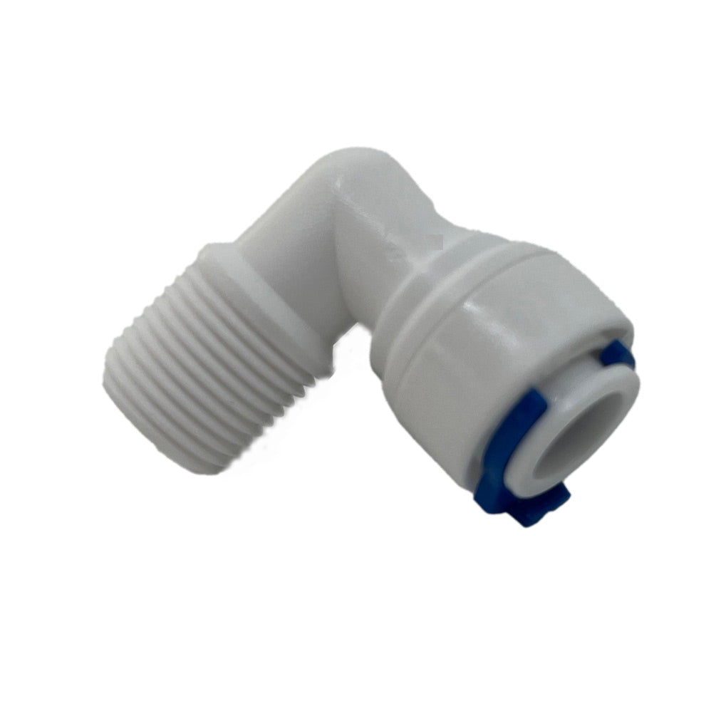 L-shaped adapter, 3/8 hose, 1/4 thread