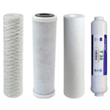 Osmose Filter 4er-Set 25-10-1-T33 für 1. bis 3. und 5. Stufe Umkehrosmose