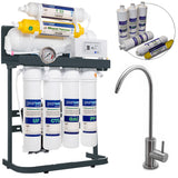 PUR Booster Quick 7 Stufen 600 GPD Osmoseanlage + ERSATZFILTERSET