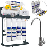 PUR Booster Quick 7 Stufen 600 GPD Osmoseanlage + ERSATZFILTERSET