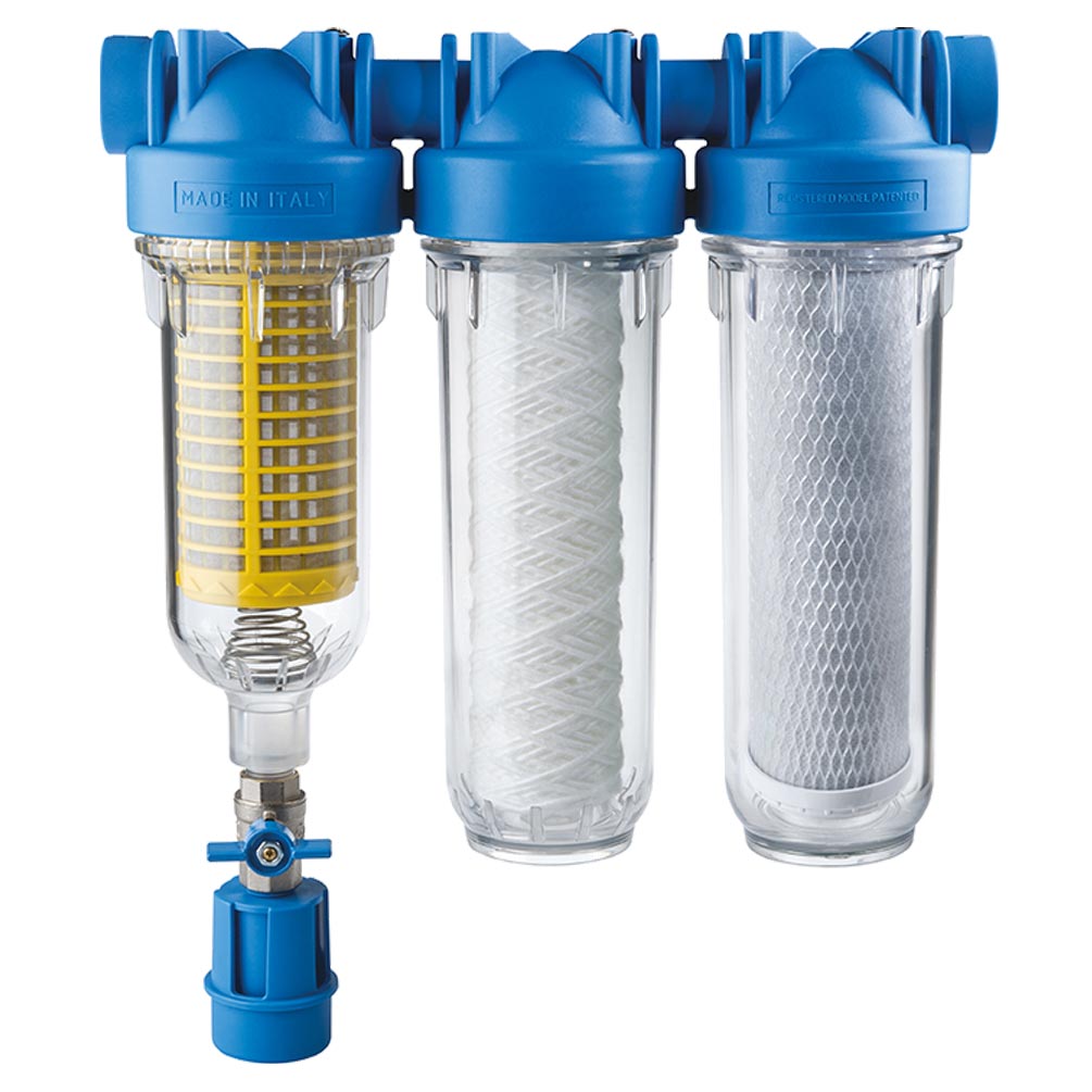 HYDRA Rainmaster Trio RLH CB/EC 1" - home water filter for well water